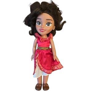 Disney Elena Of Avalor‎ Doll 2017 Red Dress Posable 14 inches